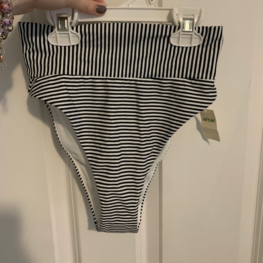 High waisted bikini bottoms